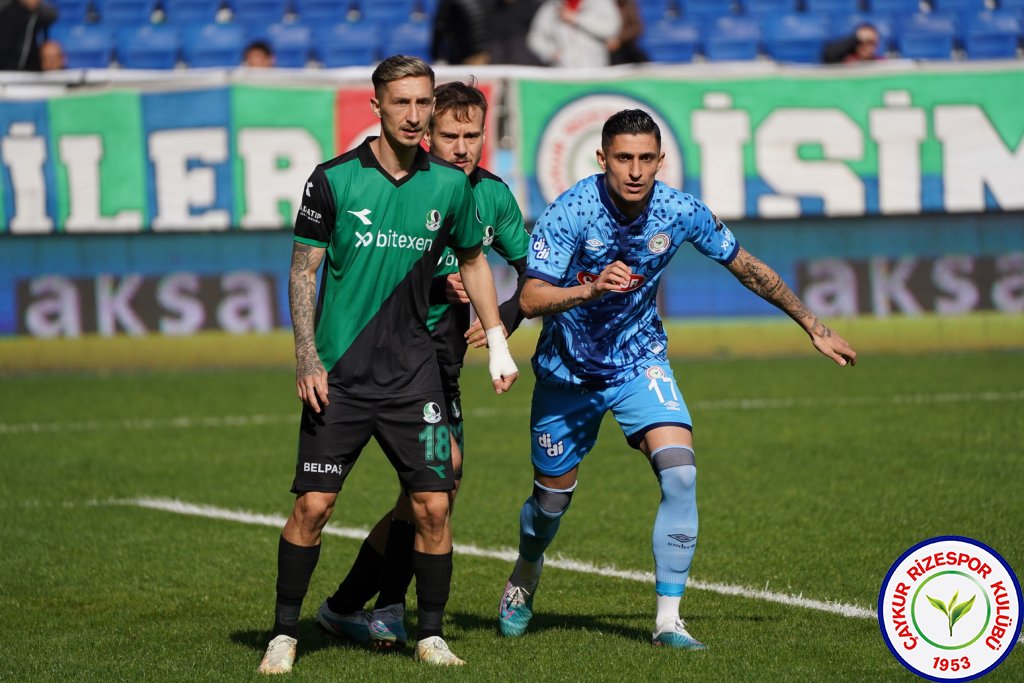 ÇAYKUR RİZESPOR 2 – 1 SAKARYASPOR / MUHTEŞEM GALİBİYET