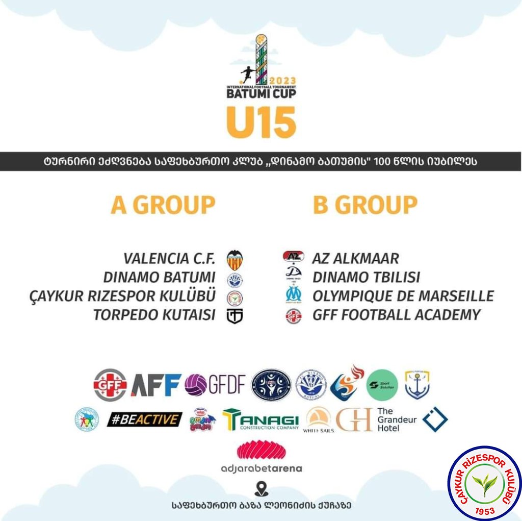 2023 Batumi Cup U15 uluslararası futbol turnuvası