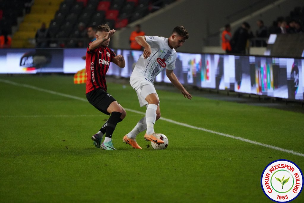 GAZİANTEP FUTBOL KULÜBÜ A.Ş. 2 - 0 ÇAYKUR RİZESPOR A.Ş.
