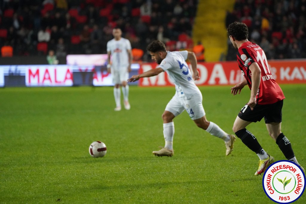 GAZİANTEP FUTBOL KULÜBÜ A.Ş. 2 - 0 ÇAYKUR RİZESPOR A.Ş.