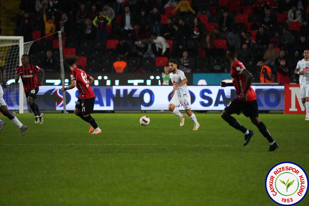 GAZİANTEP FUTBOL KULÜBÜ A.Ş. 2 - 0 ÇAYKUR RİZESPOR A.Ş.