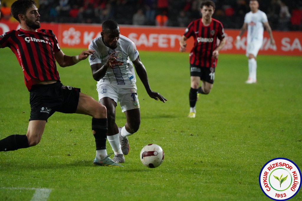 GAZİANTEP FUTBOL KULÜBÜ A.Ş. 2 - 0 ÇAYKUR RİZESPOR A.Ş.