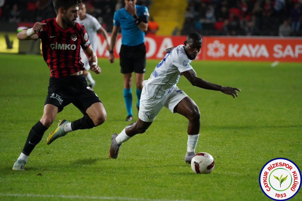 GAZİANTEP FUTBOL KULÜBÜ A.Ş. 2 - 0 ÇAYKUR RİZESPOR A.Ş.