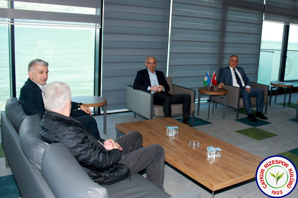 TFF FUTBOL GELİŞİM DİREKTÖRÜ OĞUZ ÇETİN, ÇAYKUR RİZESPOR KULÜBÜNÜ ZİYARET ETTİ