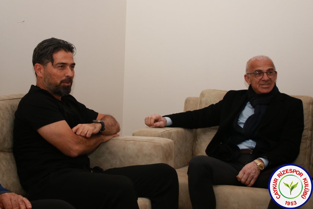 TFF FUTBOL GELİŞİM DİREKTÖRÜ OĞUZ ÇETİN, ÇAYKUR RİZESPOR KULÜBÜNÜ ZİYARET ETTİ