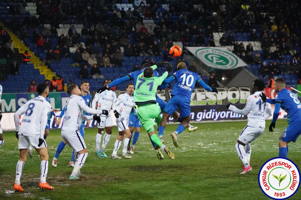 ÇAYKUR RİZESPOR A.Ş. 1 - 0 YUKATEL ADANA DEMİRSPOR A.Ş.