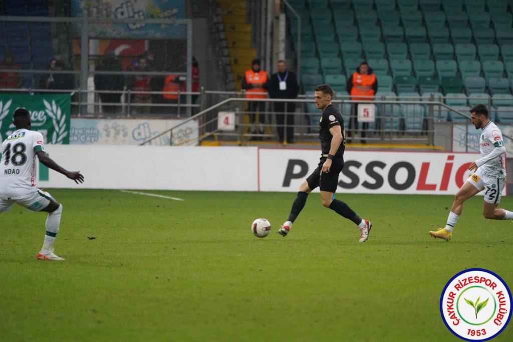 ÇAYKUR RİZESPOR A.Ş. 0 - 0 TÜMOSAN KONYASPOR