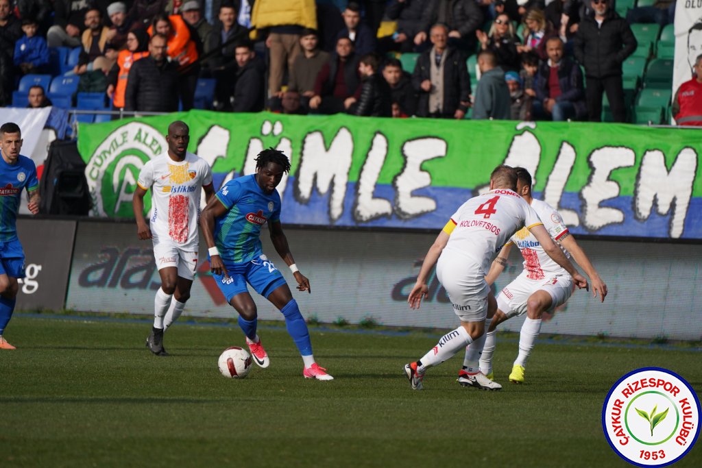 ÇAYKUR RİZESPOR A.Ş. 3 - 0 MONDİHOME KAYSERİSPOR