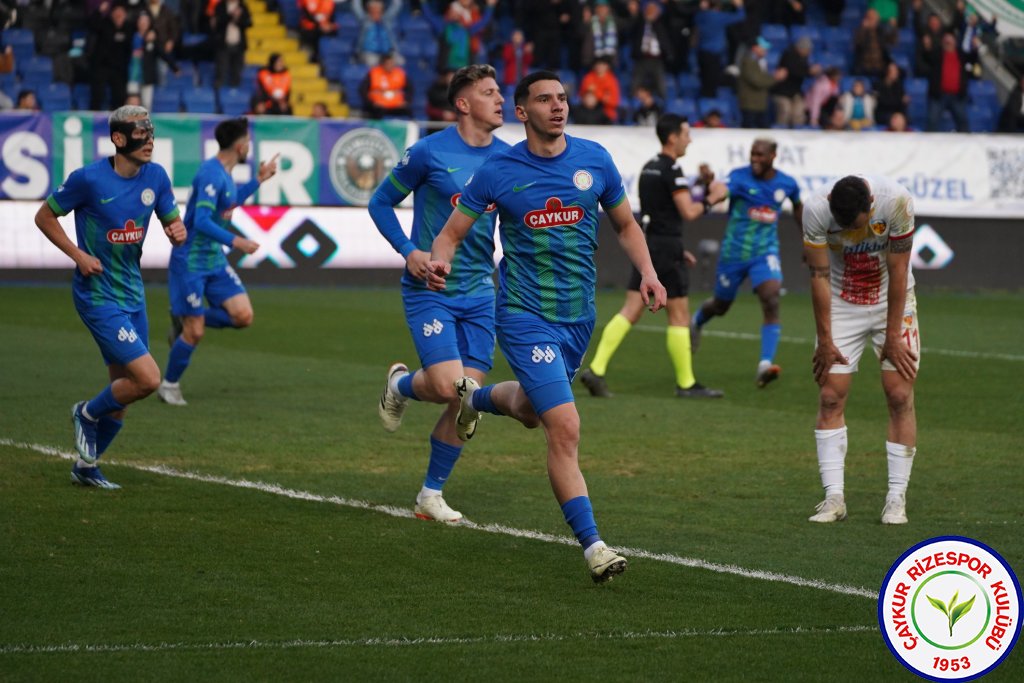 ÇAYKUR RİZESPOR A.Ş. 3 - 0 MONDİHOME KAYSERİSPOR