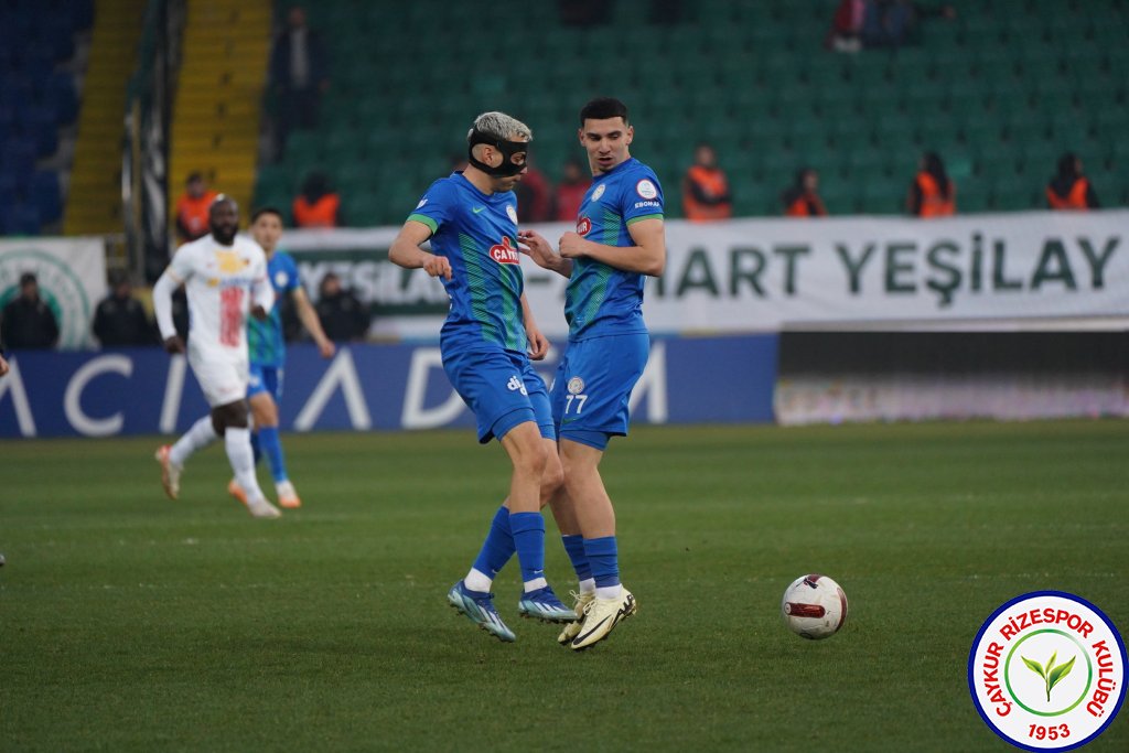 ÇAYKUR RİZESPOR A.Ş. 3 - 0 MONDİHOME KAYSERİSPOR