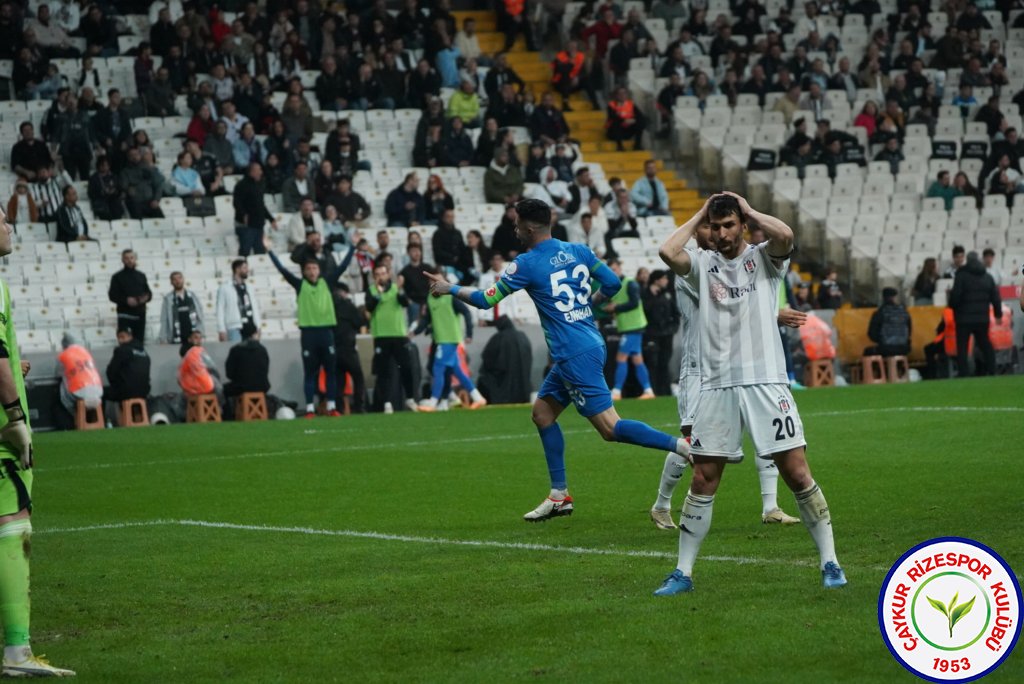 BEŞİKTAŞ 3 - 2 ÇAYKUR RİZESPOR