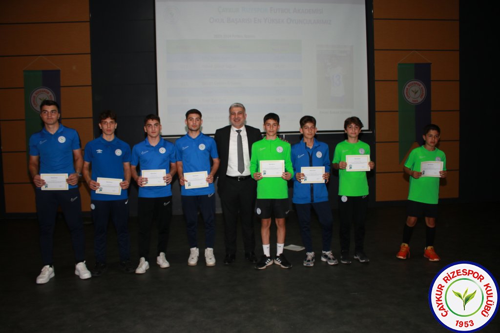 Çaykur Rizespor Futbol Akademisi 2023-2024 Sezon Sonu Töreni