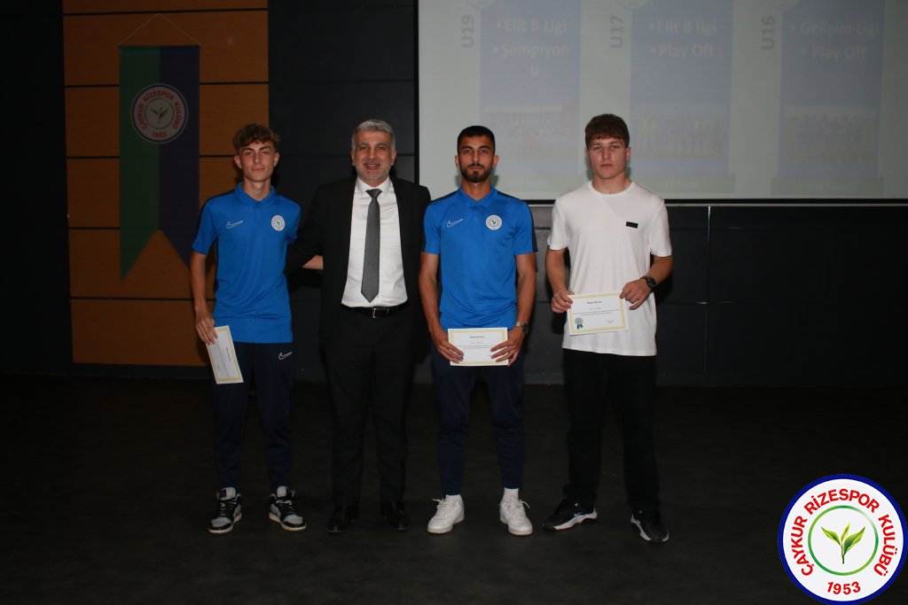Çaykur Rizespor Futbol Akademisi 2023-2024 Sezon Sonu Töreni