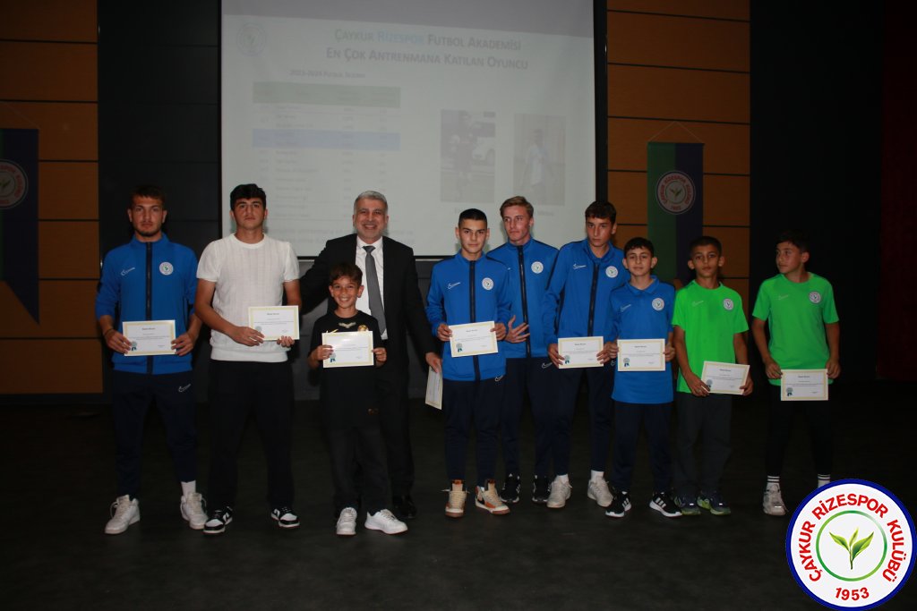 Çaykur Rizespor Futbol Akademisi 2023-2024 Sezon Sonu Töreni