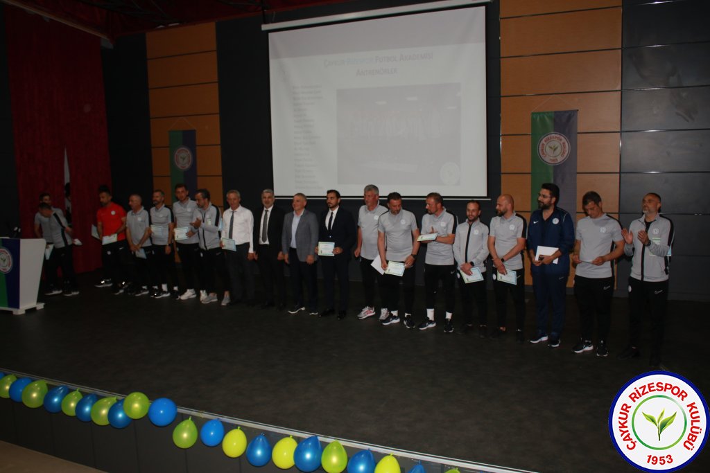 Çaykur Rizespor Futbol Akademisi 2023-2024 Sezon Sonu Töreni