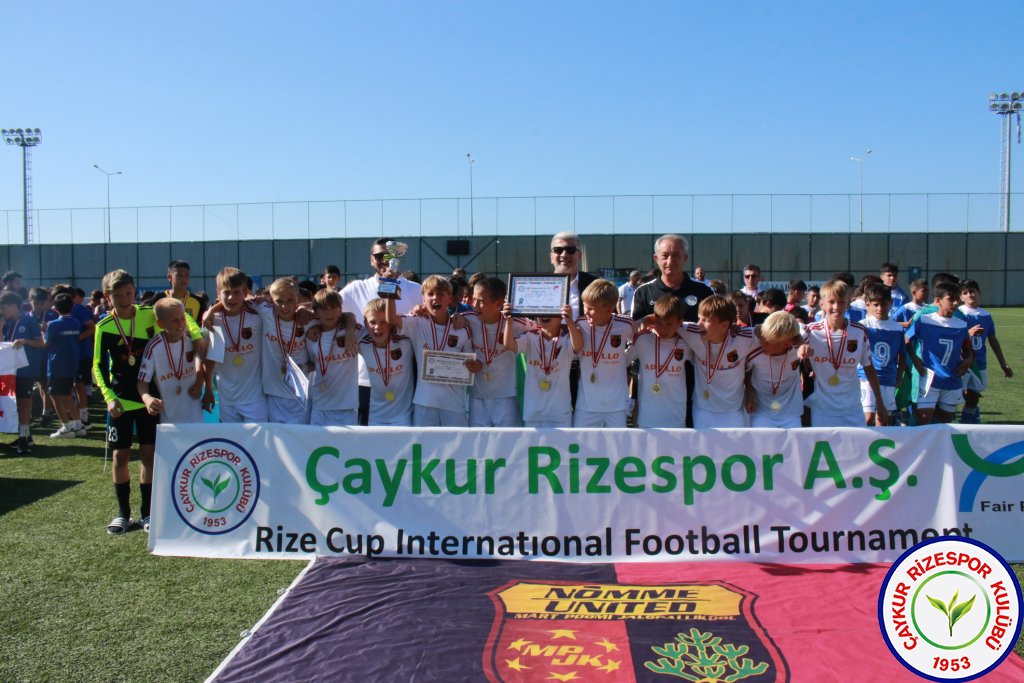 ULUSLARARASI U12 RİZE CUP 2024 KUPA TÖRENİ
