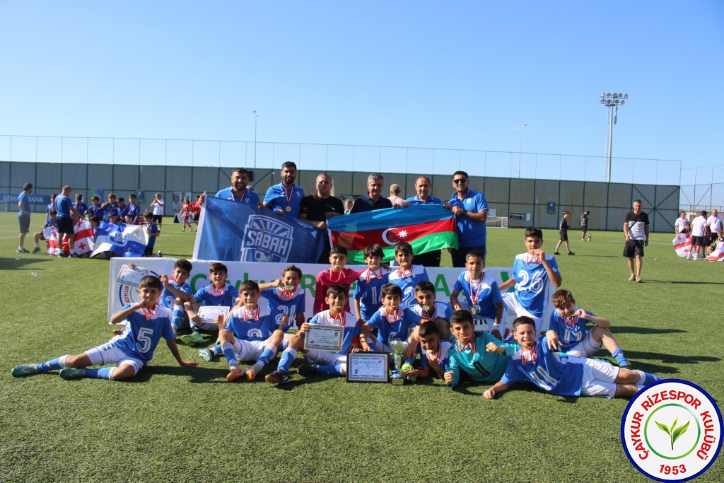 ULUSLARARASI U12 RİZE CUP 2024 KUPA TÖRENİ
