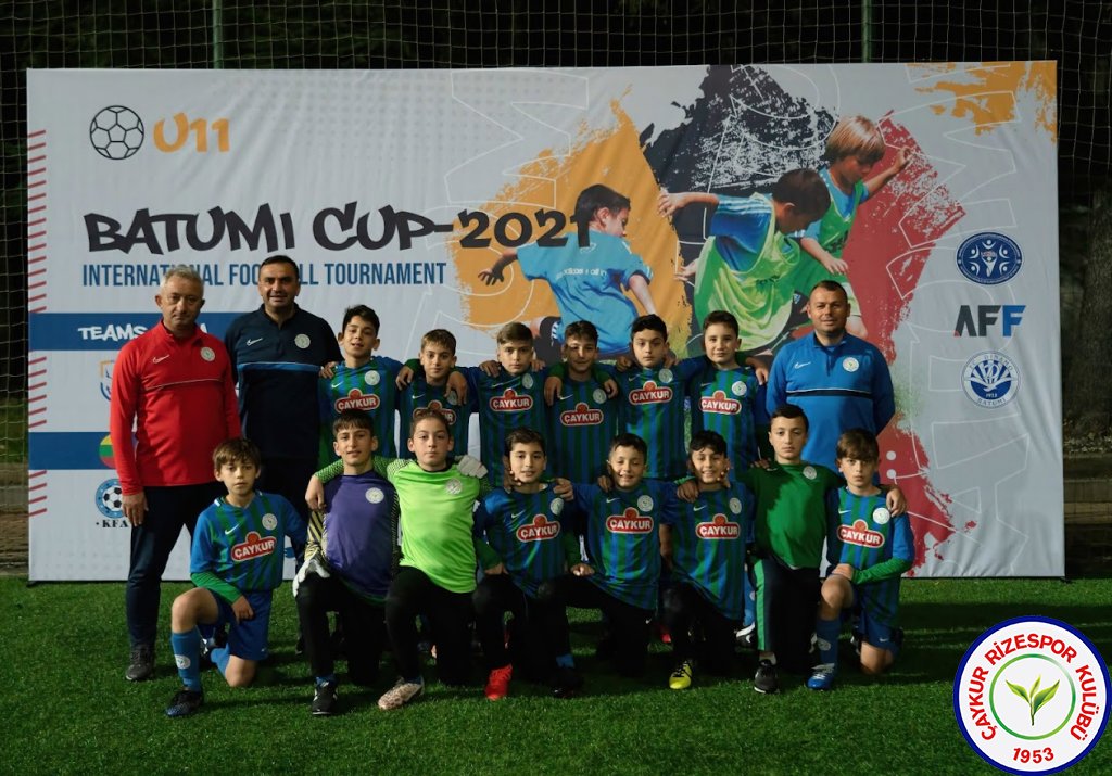 Çaykur Rizespor U11 Akademi Takımı Batum 2021 Uluslararası Futbol Turnuvasına Katıldı