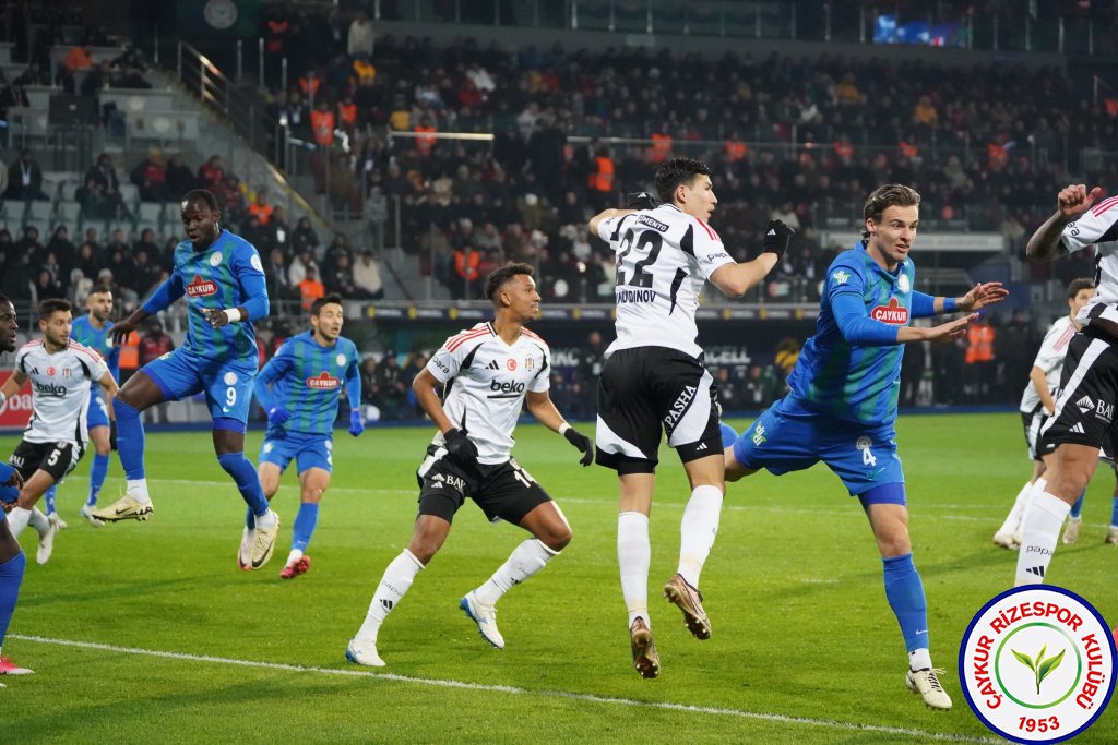 ÇAYKUR RİZESPOR 1 - 1 BEŞİKTAŞ