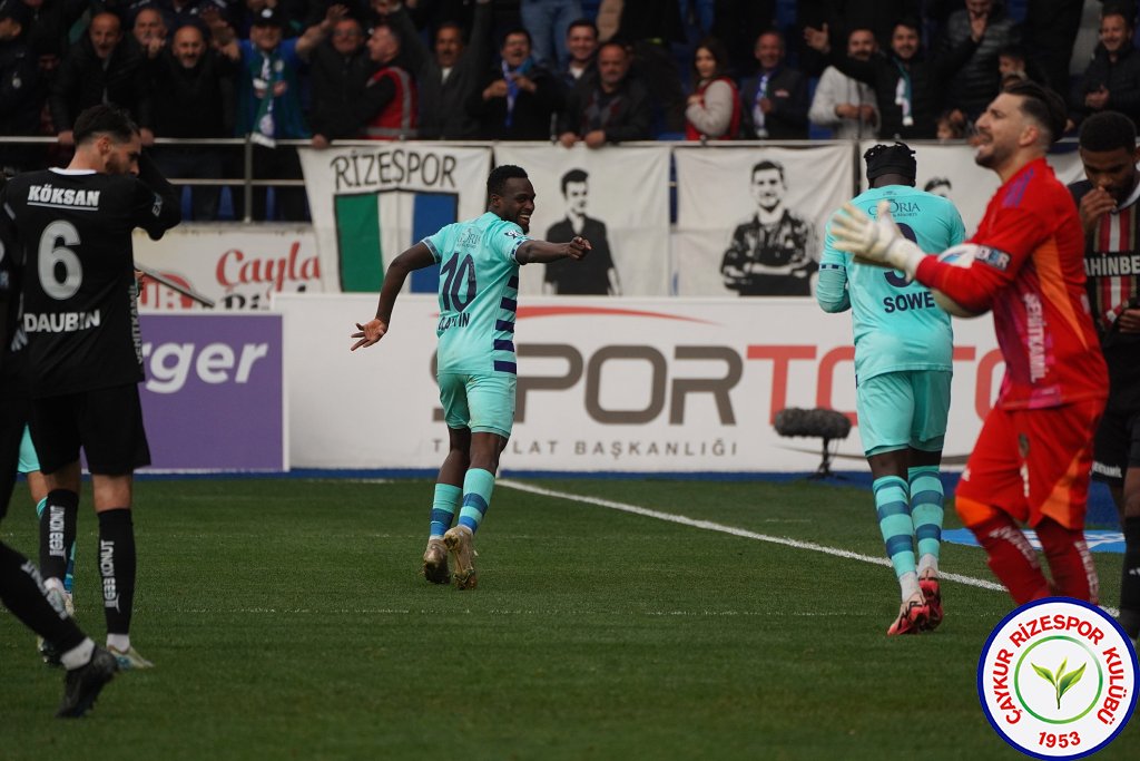 ÇAYKUR RİZESPOR 2 - 0 GAZİANTEP FUTBOL KULÜBÜ
