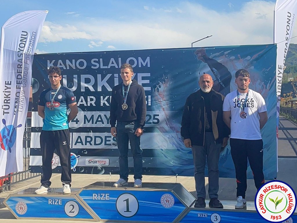 Akarsu Kano Bahar Kupası Yarışları Rize'de yapıldı