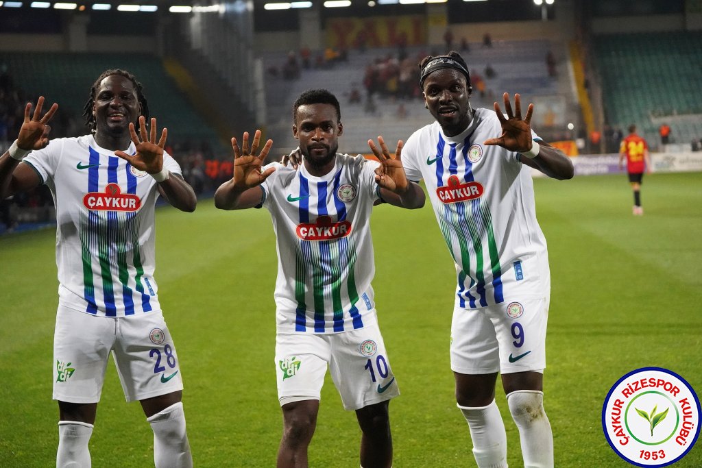 ÇAYKUR RİZESPOR A.Ş. 6 - 3 GÖZTEPE A.Ş.