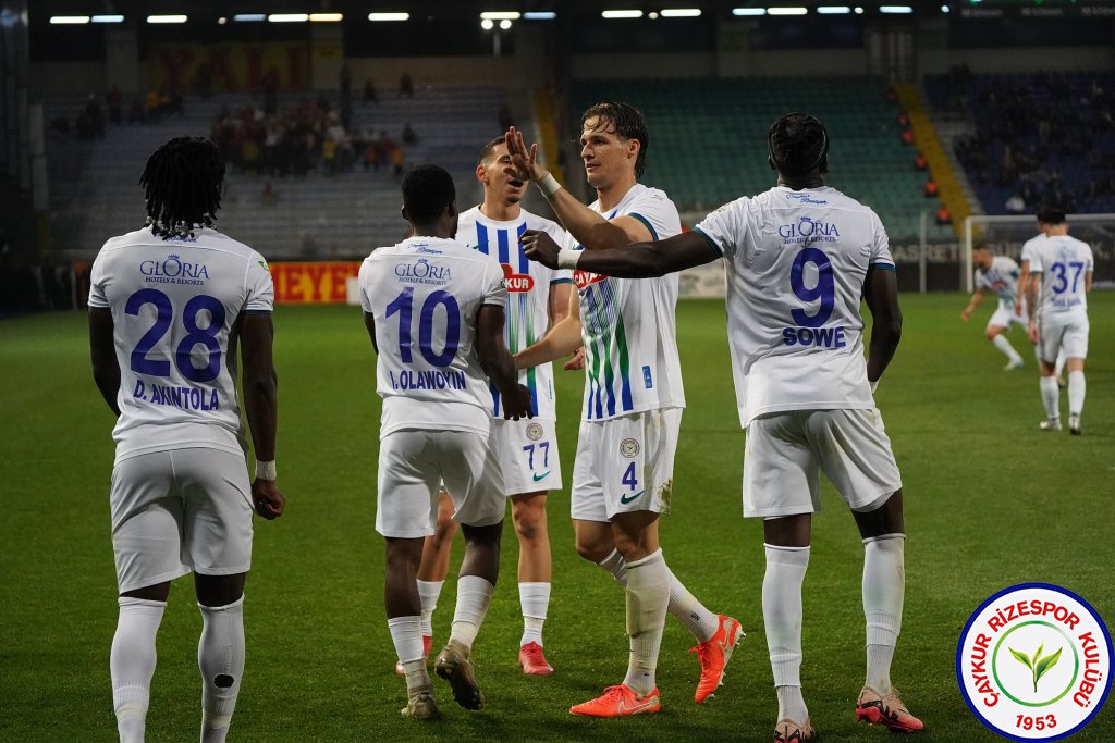 ÇAYKUR RİZESPOR A.Ş. 6 - 3 GÖZTEPE A.Ş.