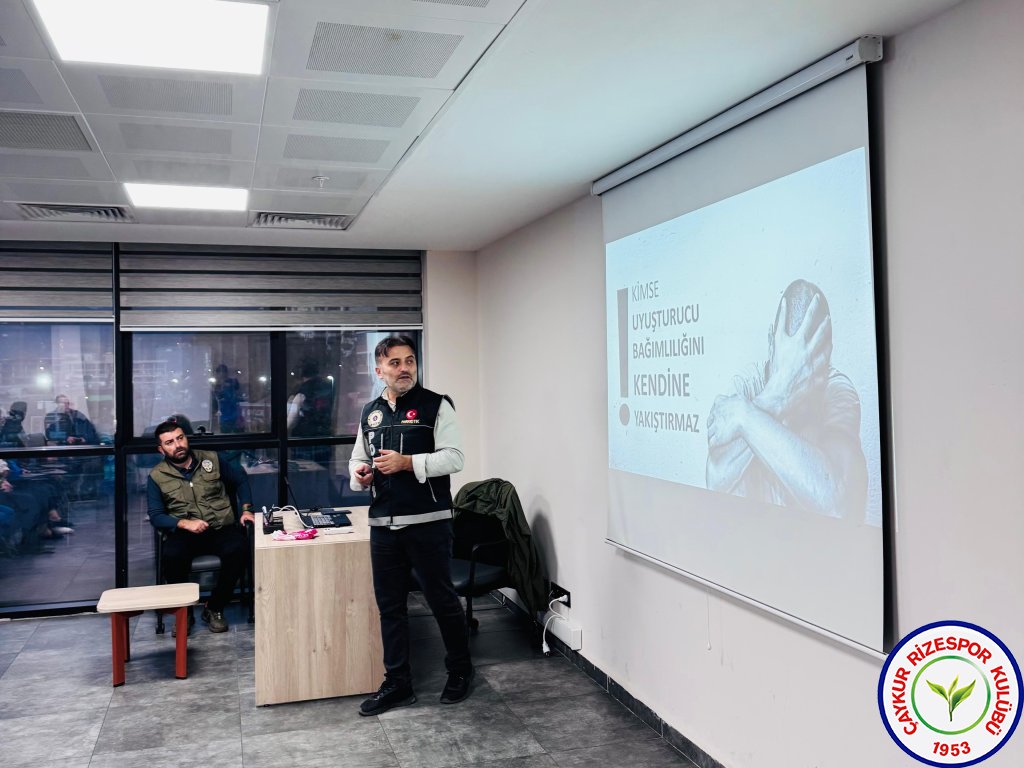 Kulübümüzden Bağımlılıkla Mücadelede Örnek Eğitim