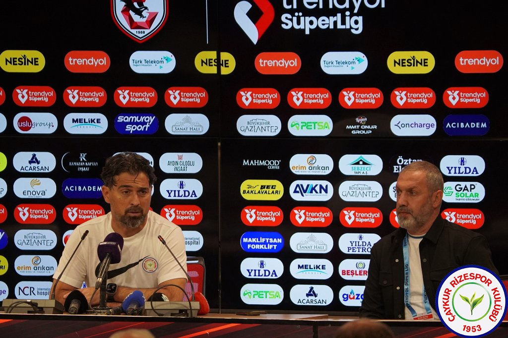 GAZİANTEP FUTBOL KULÜBÜ A.Ş.	2 - 2	ÇAYKUR RİZESPOR A.Ş.