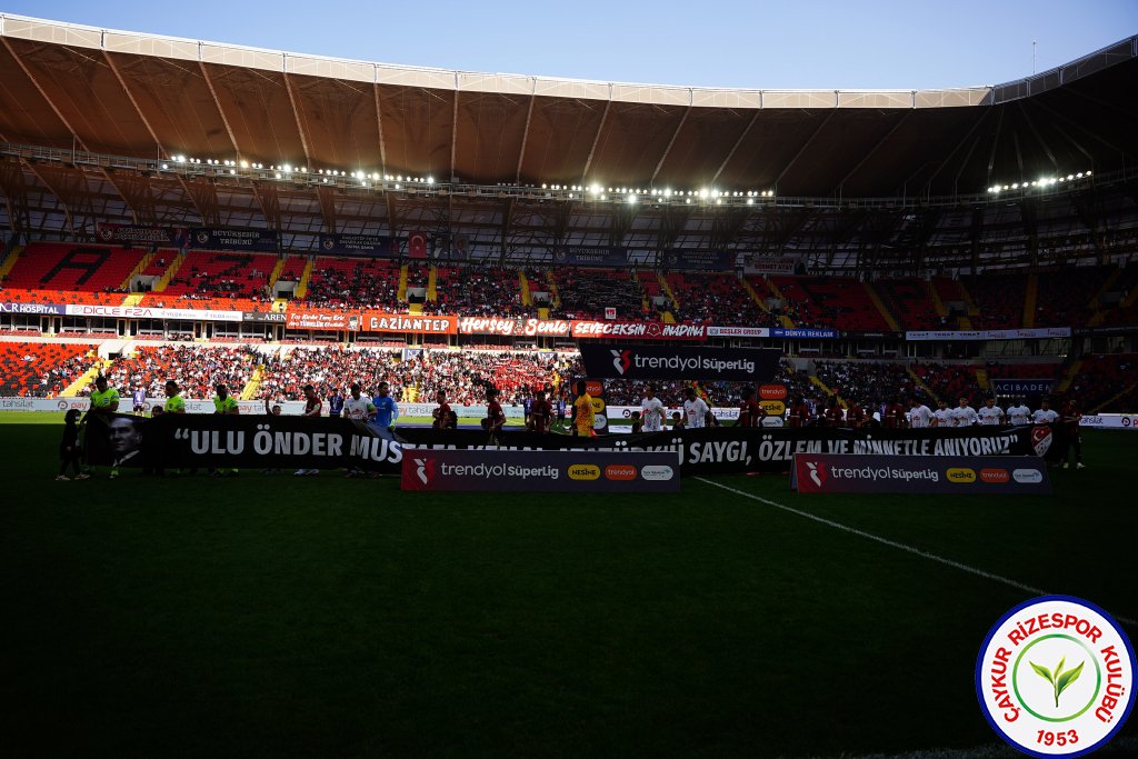 GAZİANTEP FUTBOL KULÜBÜ A.Ş.	2 - 2	ÇAYKUR RİZESPOR A.Ş.