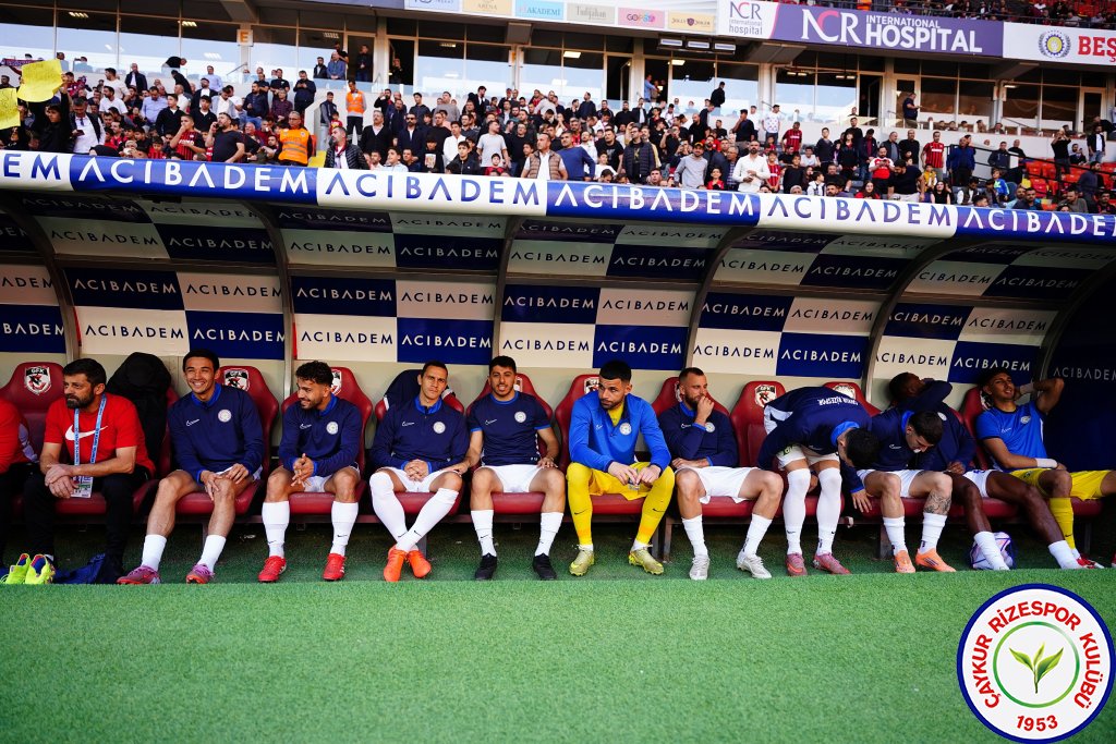 GAZİANTEP FUTBOL KULÜBÜ A.Ş.	2 - 2	ÇAYKUR RİZESPOR A.Ş.