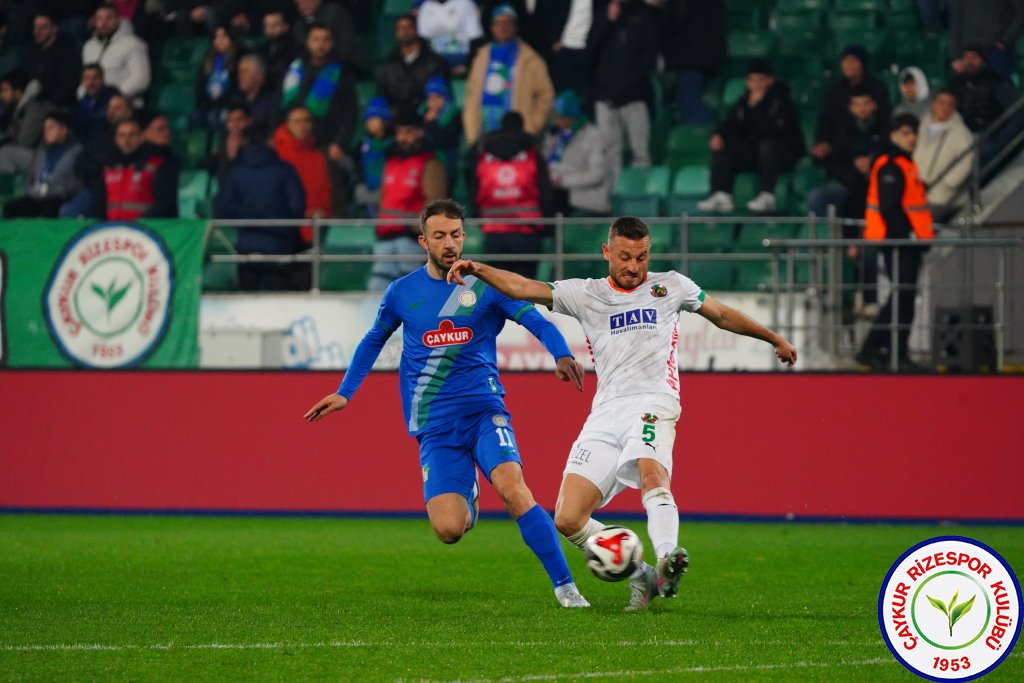 ÇAYKUR RİZESPOR A.Ş. 1 - 1 CORENDON ALANYASPOR