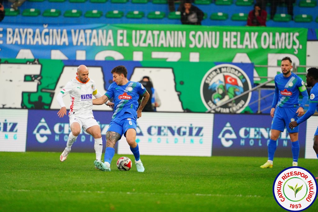 ÇAYKUR RİZESPOR A.Ş. 1 - 1 CORENDON ALANYASPOR
