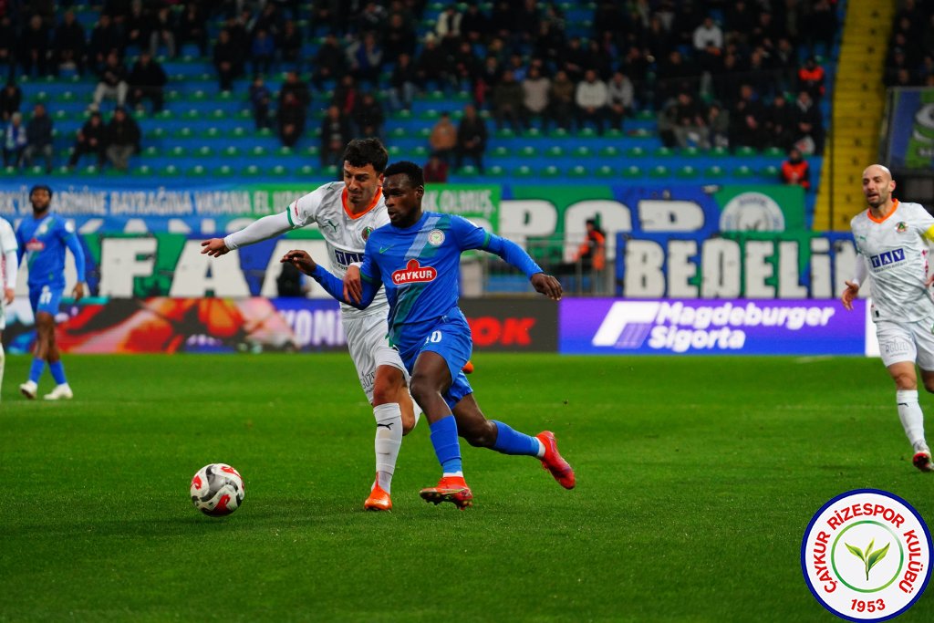 ÇAYKUR RİZESPOR A.Ş. 1 - 1 CORENDON ALANYASPOR