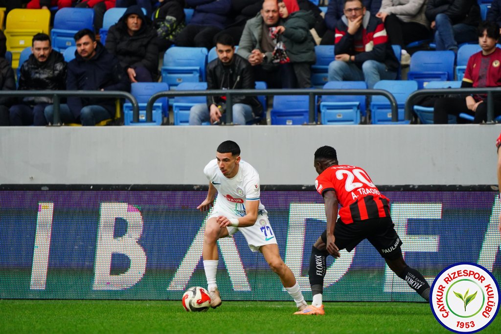 NATURA DÜNYASI GENÇLERBİRLİĞİ 2 - 2 ÇAYKUR RİZESPOR A.Ş.