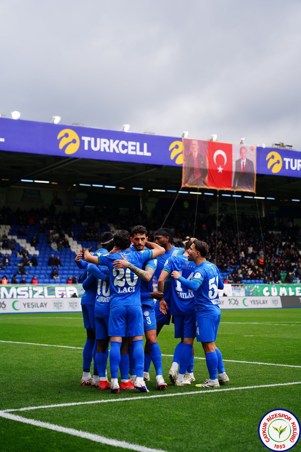 ÇAYKUR RİZESPOR A.Ş. 1 - 0 HESAP.COM ANTALYASPOR