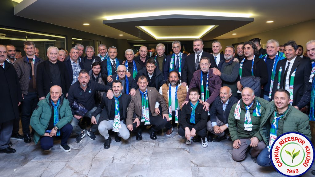 ÇAYKUR RİZESPOR’UMUZ RİZE’DE TEK YÜREK OLDU