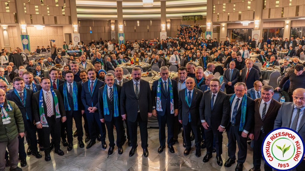 ÇAYKUR RİZESPOR’UMUZ RİZE’DE TEK YÜREK OLDU