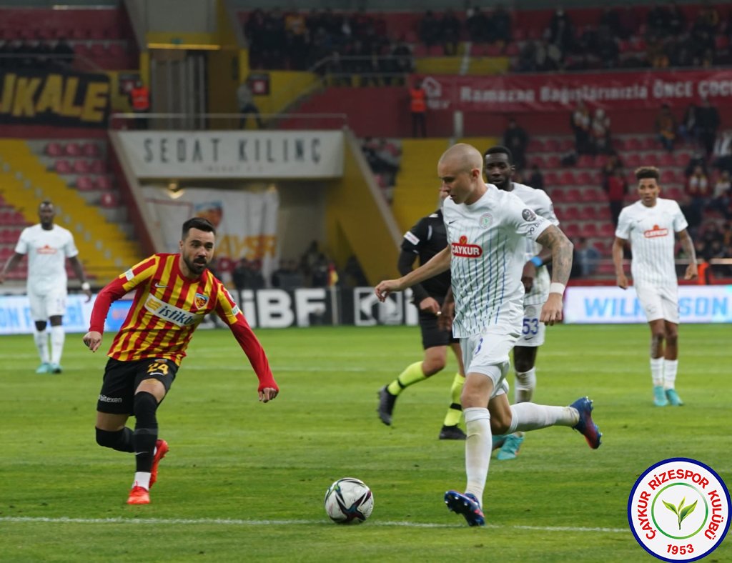 Yukatel Kayserispor 1:1 Çaykur Rizespor