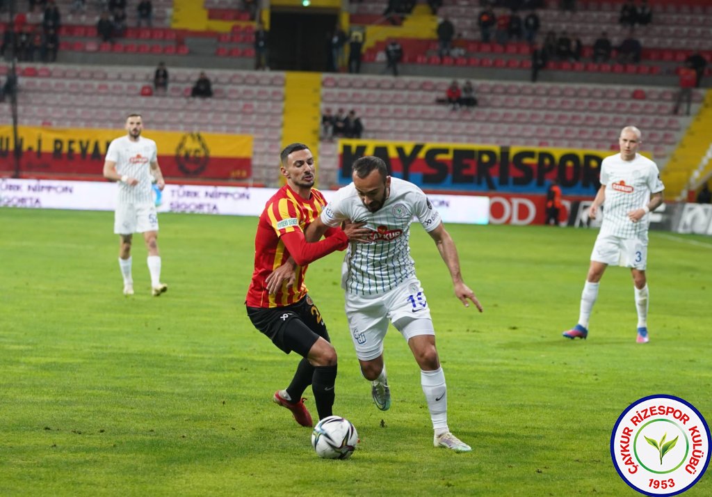 Yukatel Kayserispor 1:1 Çaykur Rizespor