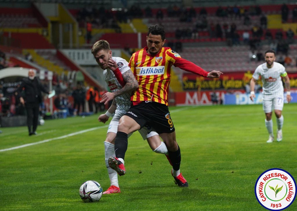 Yukatel Kayserispor 1:1 Çaykur Rizespor