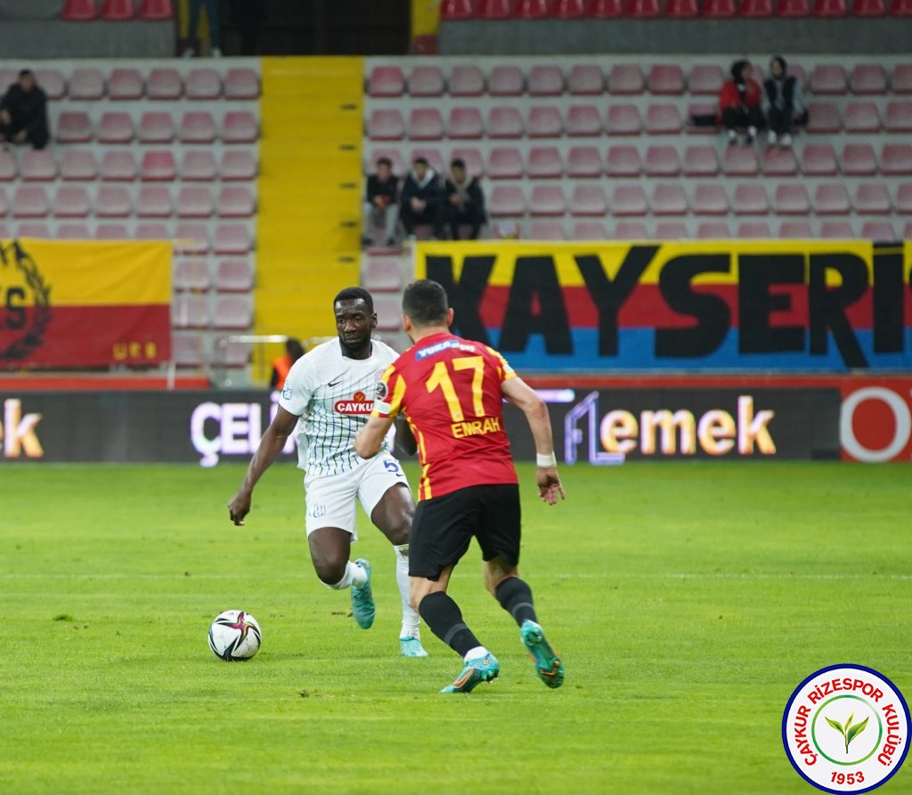 Yukatel Kayserispor 1:1 Çaykur Rizespor
