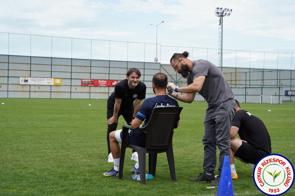 Futbolcularımıza Laktat Testi Uygulandı