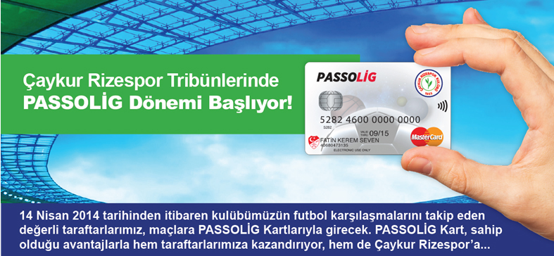MAÇ BİLETLERİMİZ passo.com.tr ADRESİNDE SATIŞA ÇIKIYOR