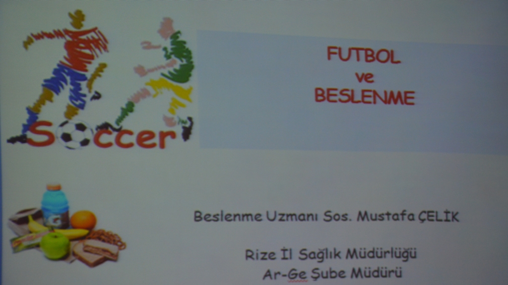 FUTBOLCULARA BESLENME EĞİTİMİ