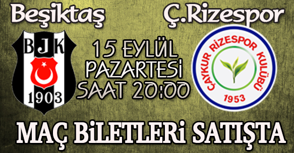 BEŞİTKAŞ MAÇI BİLETLERİ SATIŞA ÇIKTI