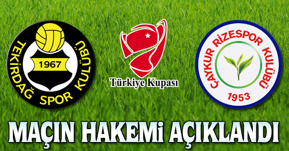 KUPADA RAKİP TEKİRDAĞSPOR