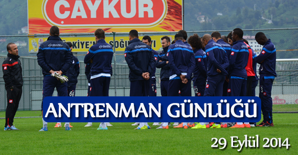 ANTRENMAN GÜNLÜĞÜ 29 EYLÜL