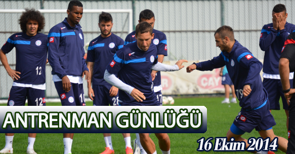 ANTRENMAN GÜNLÜĞÜ 16 EKİM