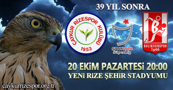 ÇAYKUR RİZESPOR - BALIKESİRSPOR 39 YIL SONRA